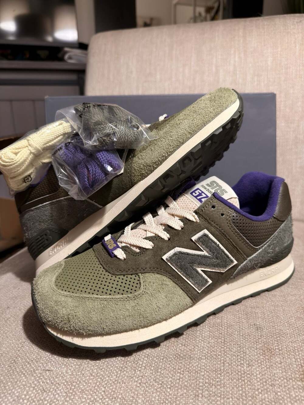 Sneakersnstuff SNS x New Balance 574 'Nature' - ML574NS2